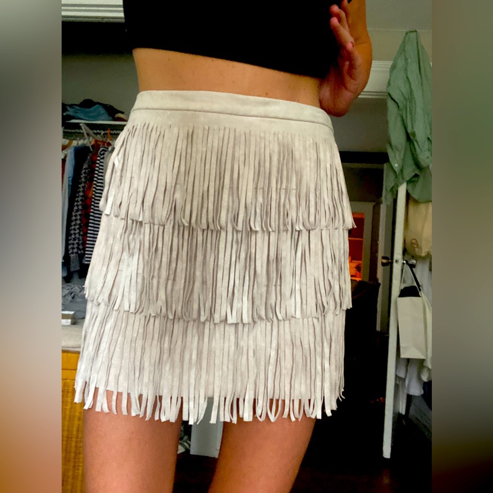 BCBG MAXAZRIA Tassel Skirt